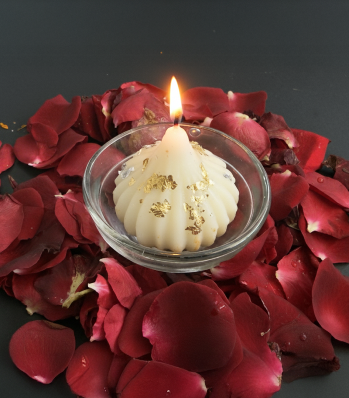 Modak shape decorative candles set of 6 for festive decor