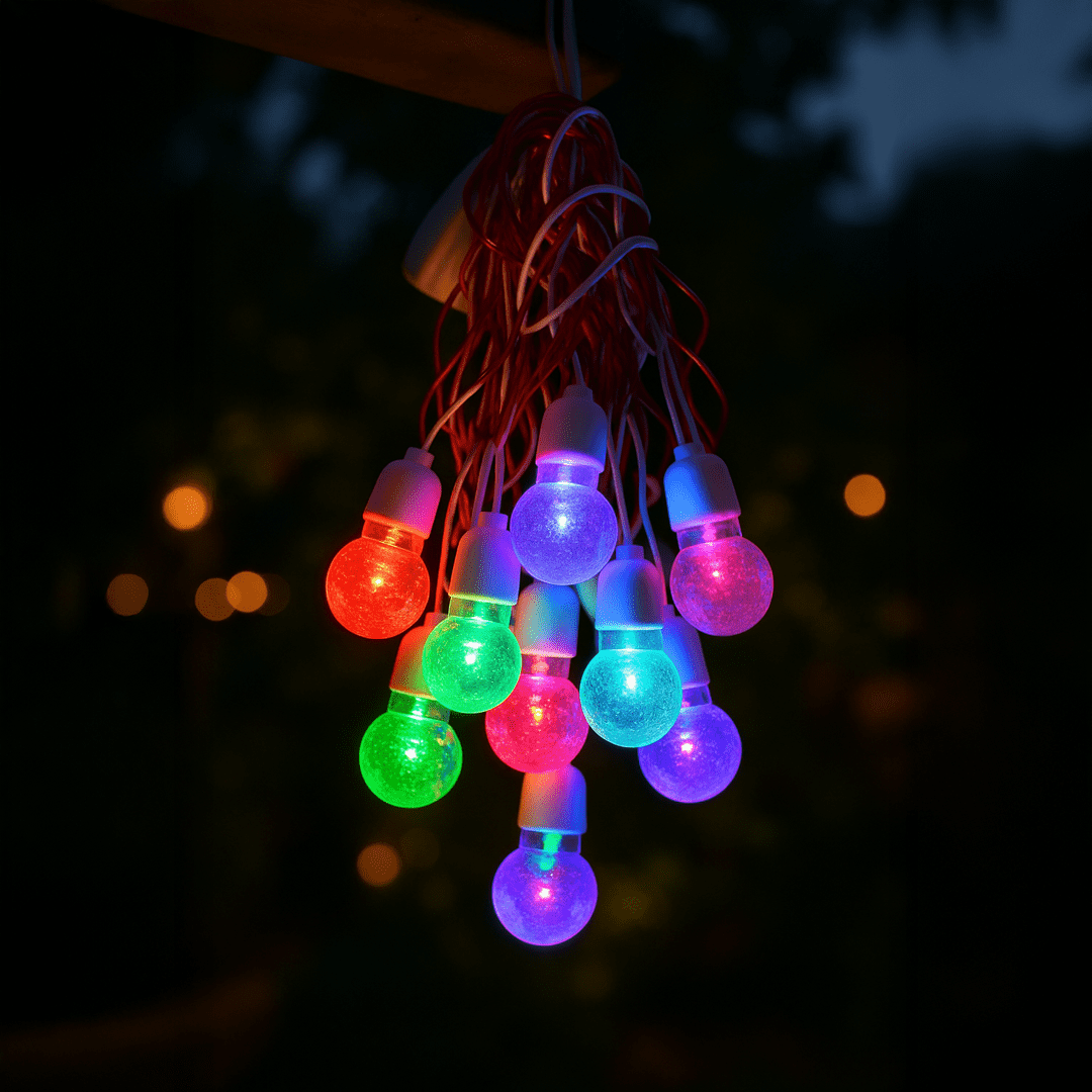 LED Globe String Lights for Home, Garden & Outdoor Decoration | Warm White Decorative Fairy Lights - Image 5