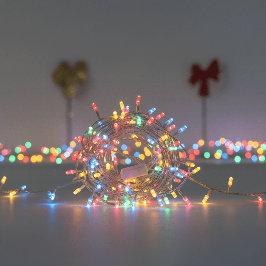 Energy efficient multicolor LED fairy lights for festival decoration