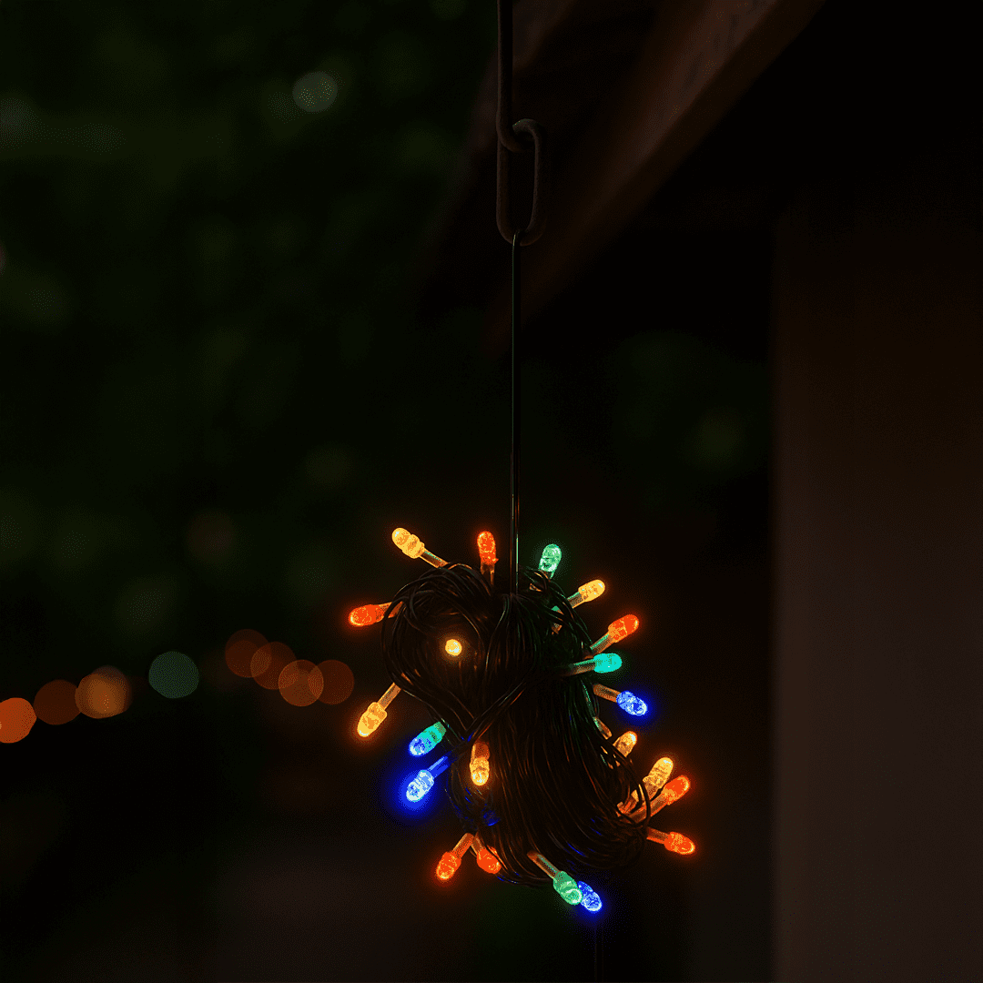 LED 100 Bulbs Decorative String Lights | Multicolor Energy-Saving Fairy Lights for Home & Festivals