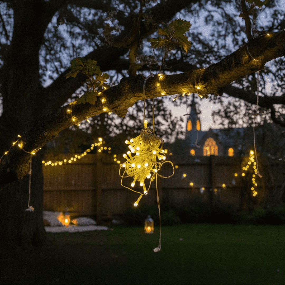 Warm White LED Fairy Lights for Home, Garden & Festive Decoration - Image 3