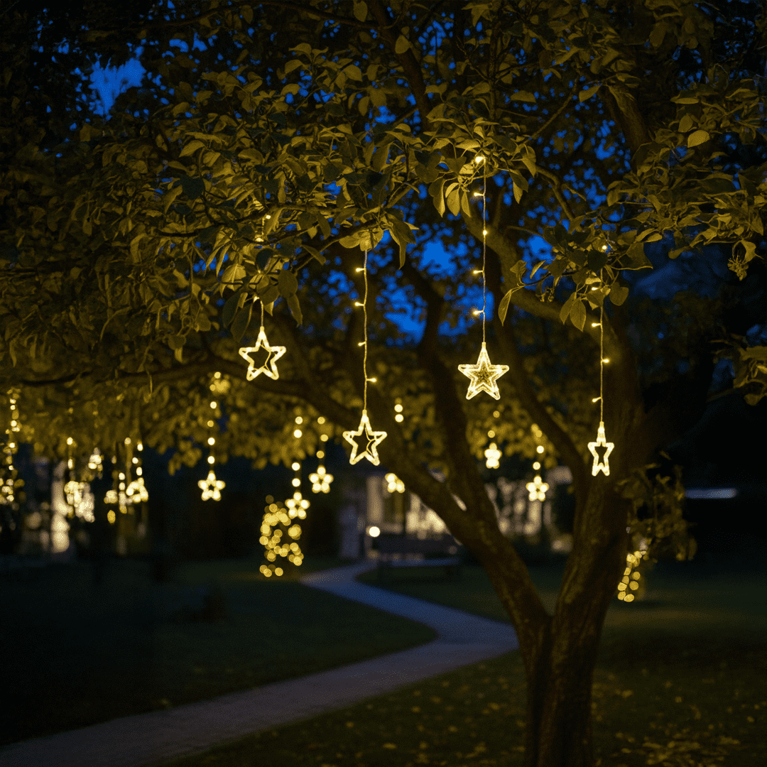Festival decoration LED star lights for Diwali and Christmas